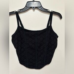 Hollister black tank size medium